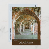 The Arches of Fort Morgan in Alabama Briefkaart (Voorkant / Achterkant)