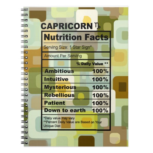 🐐 The Architect's Journal: Capricorn Edition  Notitieboek (Voorkant)