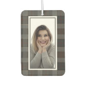 The Archivist’s Vault: Custom Tartan Photo Charm Luchtverfrisser (Voorkant)