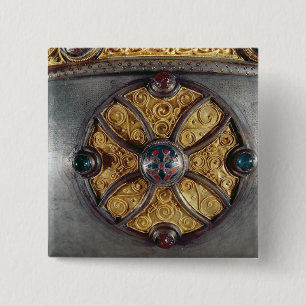 The Ardagh Chalice, Reerasta, County Limerick Vierkante Button 5,1 Cm