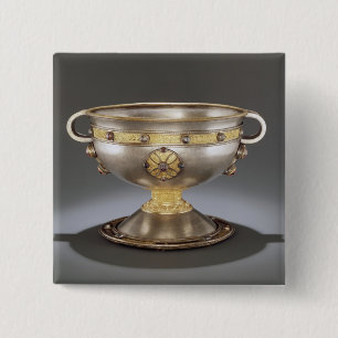 The Ardagh Chalice, Reerasta, County Limerick Vierkante Button 5,1 Cm