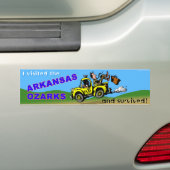 The Arkansas Visitor Survivor Bumpersticker (Op auto)