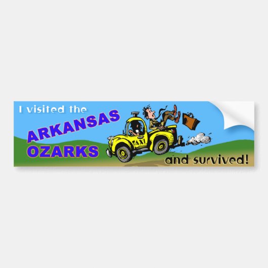 The Arkansas Visitor Survivor Bumpersticker (Voorkant)