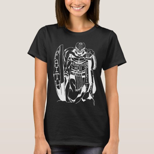 The Armor of God Ephesians 610 18 T-shirt (Voorkant)