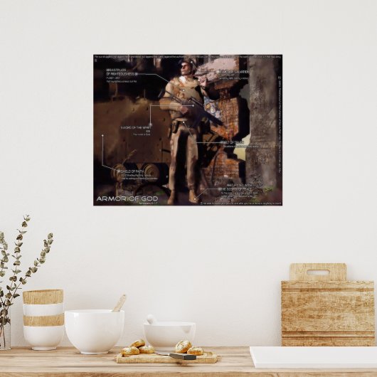 The Armor of God - Modern Interpretation Poster (Keuken)