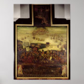 The Arrival of Queen Elizabeth I  at Tilbury Poster (Voorkant)