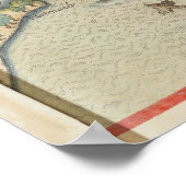 The arrival of the Englishmen in Virginia Poster (Hoek)