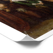 The Arrival of the Pilgrim Fathers, c.1864 (oil on Poster (Hoek)