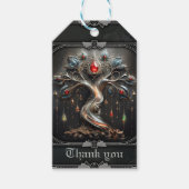  The Art Deco Tree of Life design.  Cadeaulabel (Voorkant)