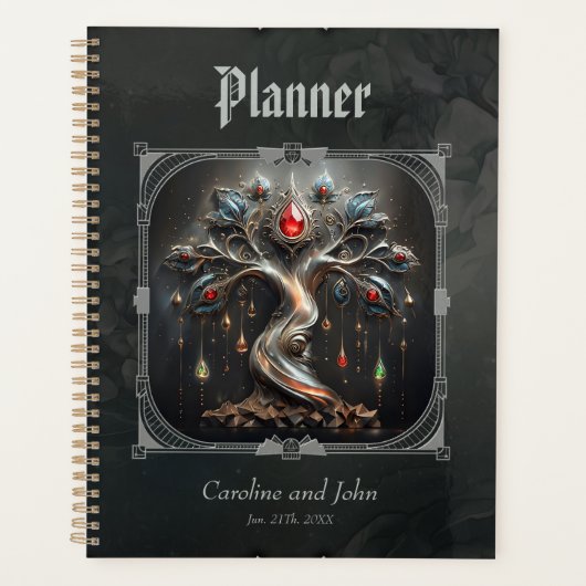  The Art Deco Tree of Life design.  Planner (Voorkant)