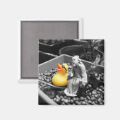 'The Art of Zen' Rubberen eendenmagneet Magneet (Voorkant / Achterkant)