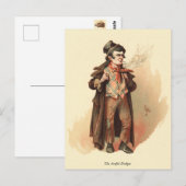 The Artful Dodger by Kyd, Dickens' Oliver Twist Briefkaart (Voorkant / Achterkant)
