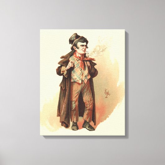 The Artful Dodger by Kyd, Dickens' Oliver Twist Canvas Afdruk (Voorkant)