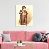 The Artful Dodger by Kyd, Dickens' Oliver Twist Canvas Afdruk (Insitu (Woonkamer))