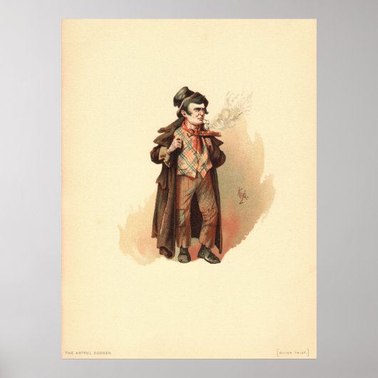 The Artful Dodger by Kyd, Dickens' Oliver Twist Poster (Voorkant)