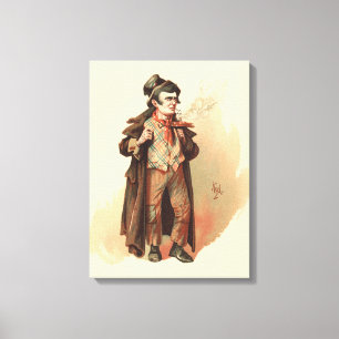 The Artful Dodger from Oliver Twist Canvas Afdruk