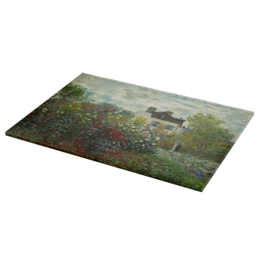 The Artiest's Garden in Argenteuil 1873 (Monet) Snijplank (Hoek)