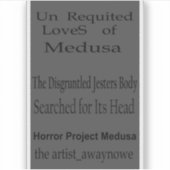 the artist_awaynowe UR LoveS V12 gfrases Horror Sticker (Voorkant)