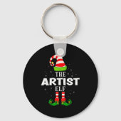 The Artist Elf Christmas Pjs Matching Pajama Sleutelhanger (Voorkant)
