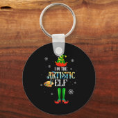 The Artistic Elf Squad Elf Family Christmas Pajama Sleutelhanger (Voorkant)