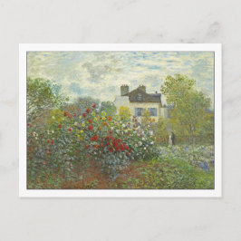 The Artists Garden at Argenteuil by Monet Briefkaart