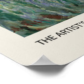 The Artists Garden At Giverny Poster (Hoek)