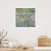 "THE ARTISTS GARDEN, GIVERNY" 1900 CLAUDE MONET POSTER (Keuken)