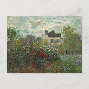 The Artists Garden in Argenteuil Claude Monet Briefkaart