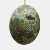 The Artists Garden in Argenteuil Claude Monet Keramisch Ornament (Rechts)