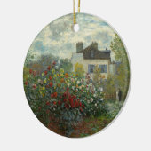 The Artists Garden in Argenteuil Claude Monet Keramisch Ornament (Links)