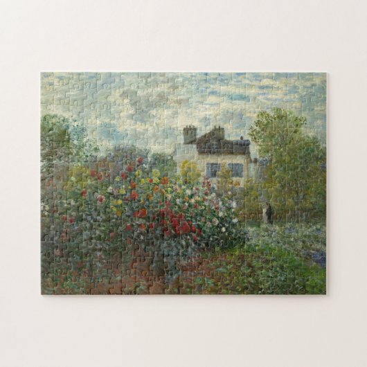 The Artists Garden in Argenteuil Claude Monet Legpuzzel (Horizontaal)