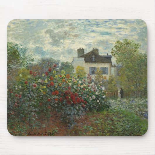 The Artists Garden in Argenteuil Claude Monet Muismat (Voorkant)