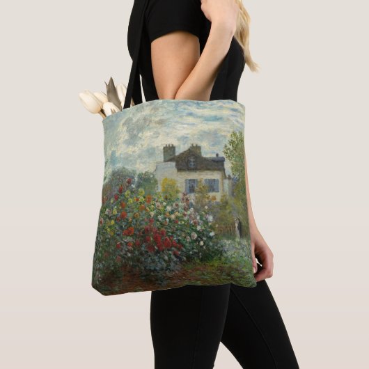 The Artists Garden in Argenteuil Claude Monet Tote Bag (Dichtbij)