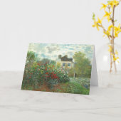 The Artists Garden in Argenteuil door Claude Monet Kaart (Gele Bloem)