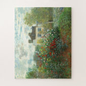 The Artists Garden in Argenteuil door Claude Monet Legpuzzel (Verticaal)