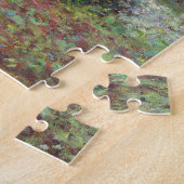 The Artists Garden in Argenteuil door Claude Monet Legpuzzel (Zijkant)