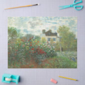 The Artists Garden in Argenteuil door Claude Monet Tissuepapier (Craft)