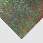 The Artists Garden in Argenteuil door Claude Monet Tissuepapier (Detail)