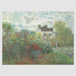 The Artists Garden in Argenteuil door Claude Monet Tissuepapier