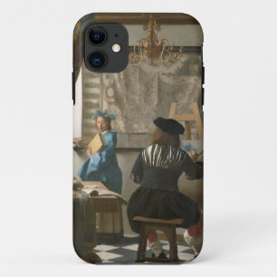 The Artist's Studio, c.1665-66 (olie op canvas) iPhone 11 Hoesje