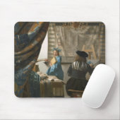 The Artist's Studio, c.1665-66 (olie op canvas) Muismat (Met muis)