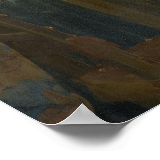 The Artists Studio, c.1665-66 (olie op canvas) Poster (Hoek)