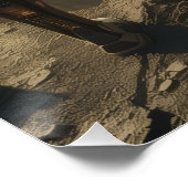  The Ascendant Guardian: Futuristic Sci Fi Art Perfect Poster (Hoek)