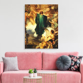 The Ascension, 1879, van Gustave Dore Canvas Afdruk (Insitu (Woonkamer))
