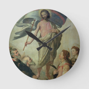 The Ascension of Christus, 1595 (olie op het panee Ronde Klok