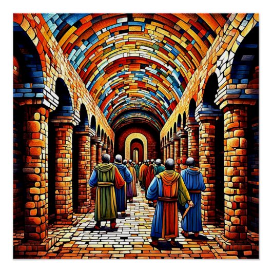 The Assassins await Caesar Perfect Poster (Voorkant)