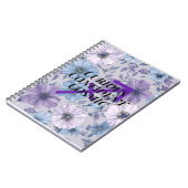 ♐ The Astro-Nomad Notebook: Wildflower  Notitieboek (Linkerzijde)