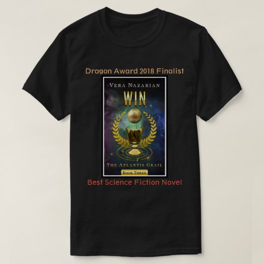 The Atlantis Grail - Dragon Award 2018 finalist 2 T-shirt (Design voorkant)