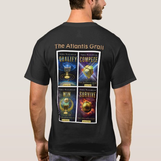 The Atlantis Grail - Dragon Award 2018 finalist T-shirt (Achterkant)