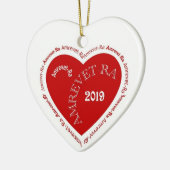 The Atlantis Grail Holiday 2019 Heart Ornament (Links)